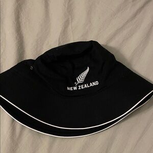Black New Zealand Bucket Hat